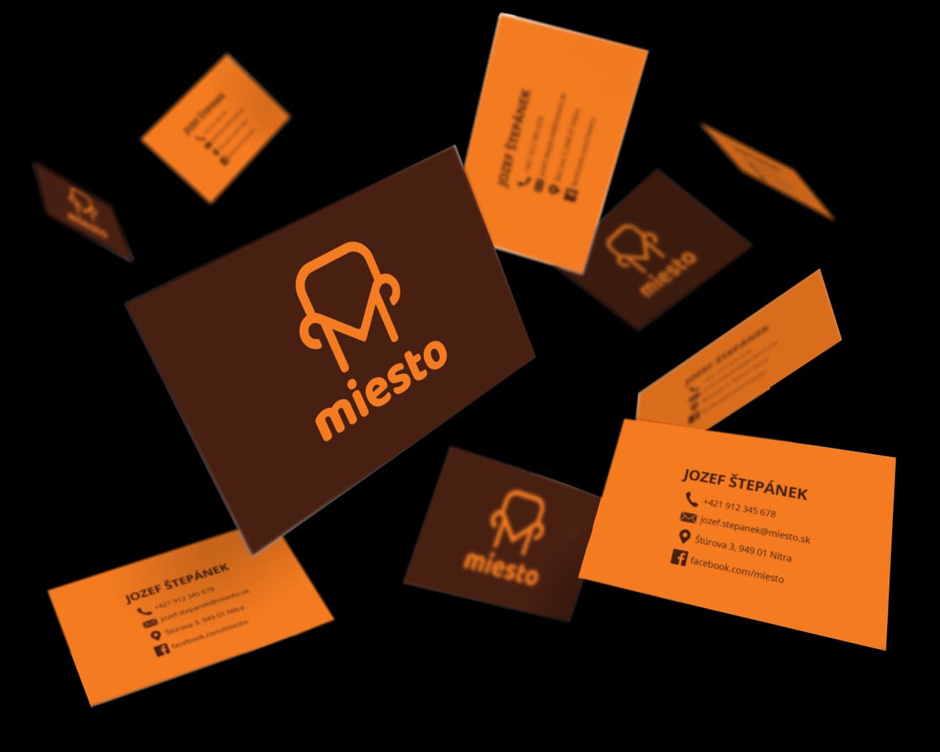 Miesto business cards