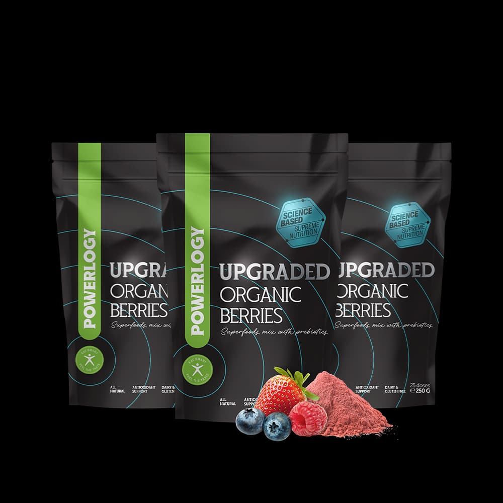 Powerlogy organic berries triple ingredients