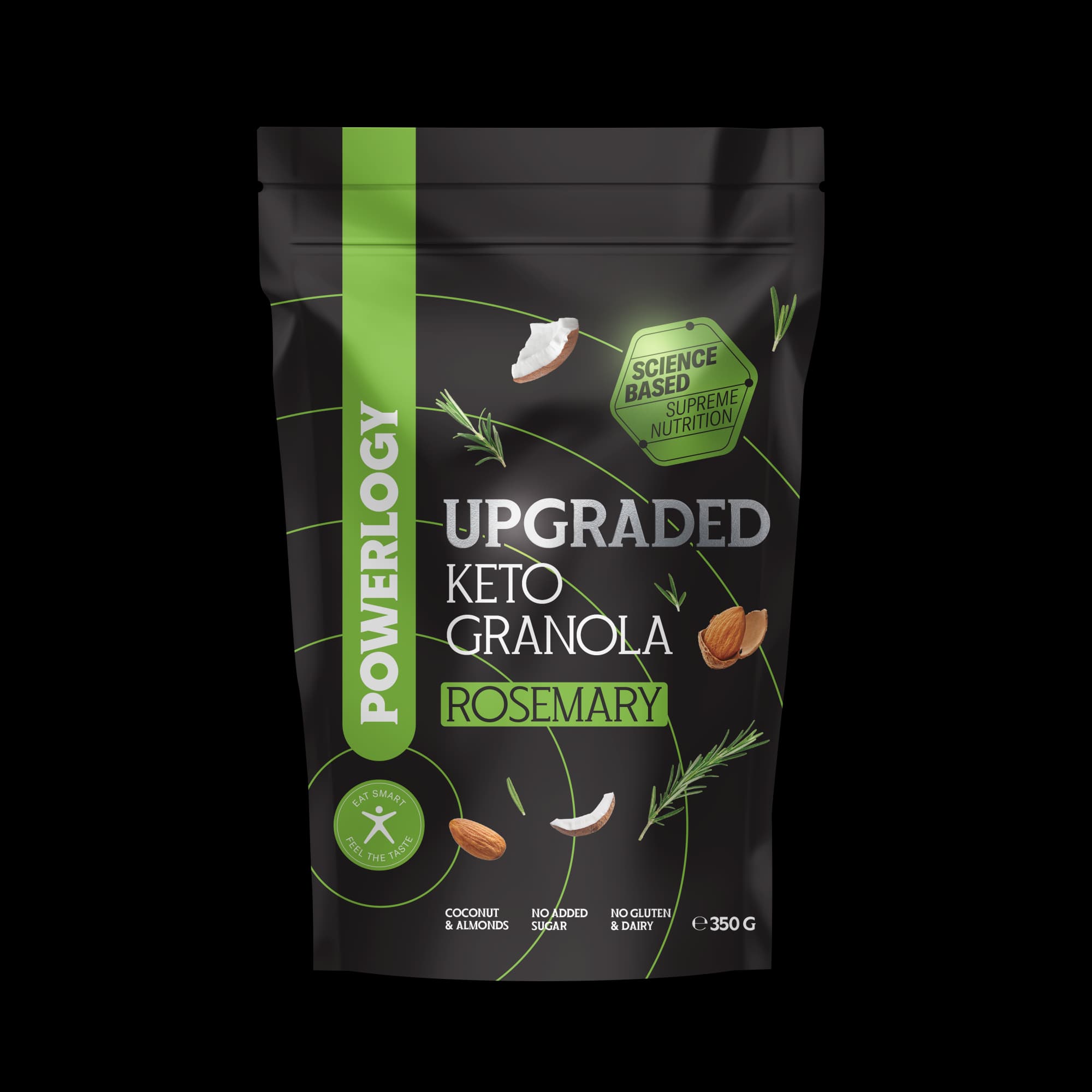 Powerlogy rosemary keto granola