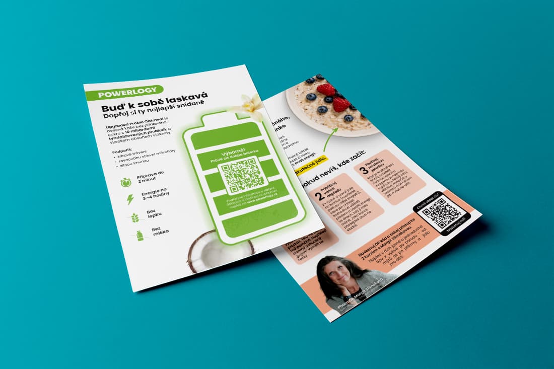 Powerlogy print material mockup