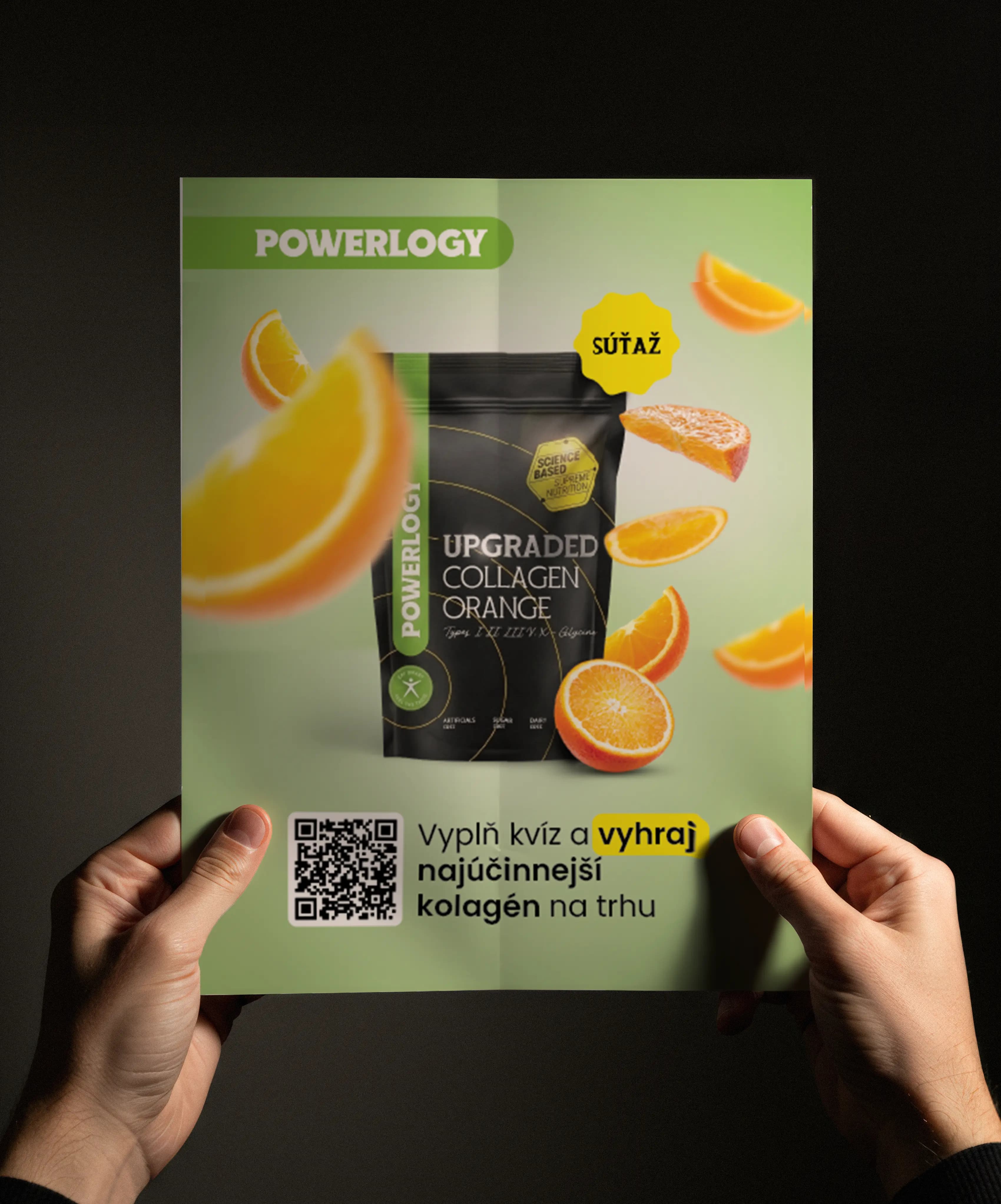 Powerlogy orange poster
