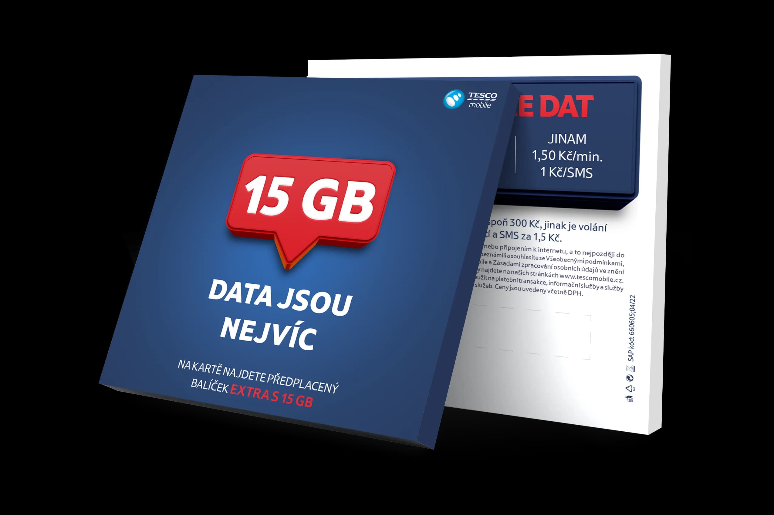 Tesco Mobile SIM pack — datový