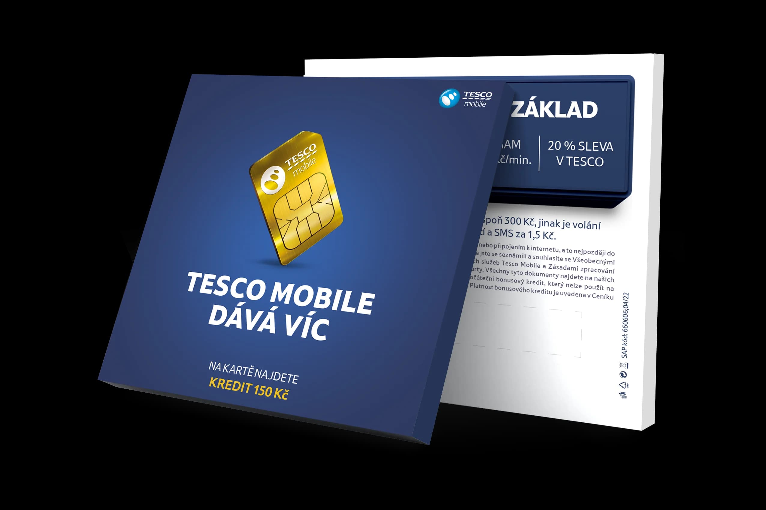 Tesco Mobile SIM pack — základný