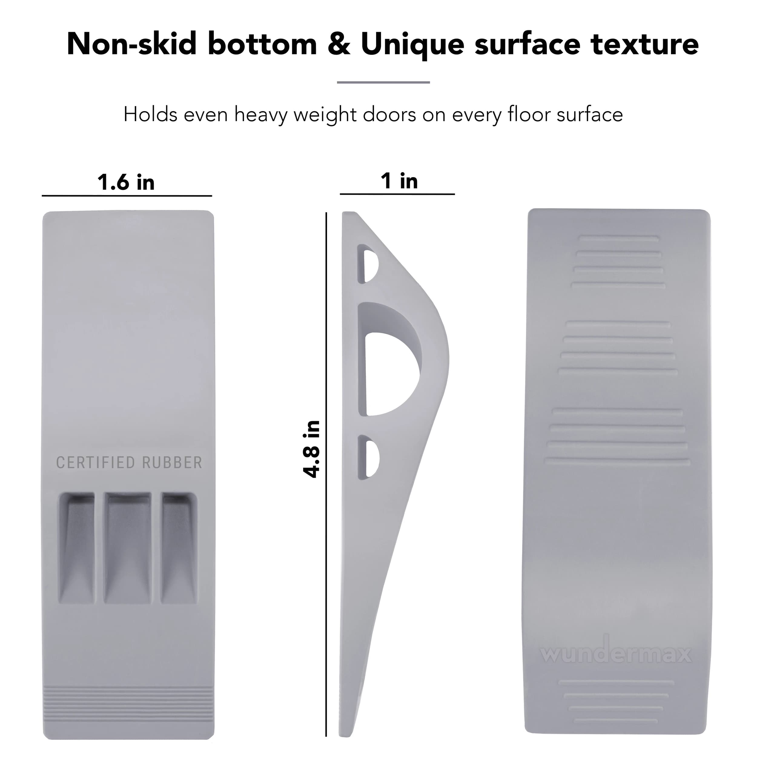 Door stopper gray dimensions