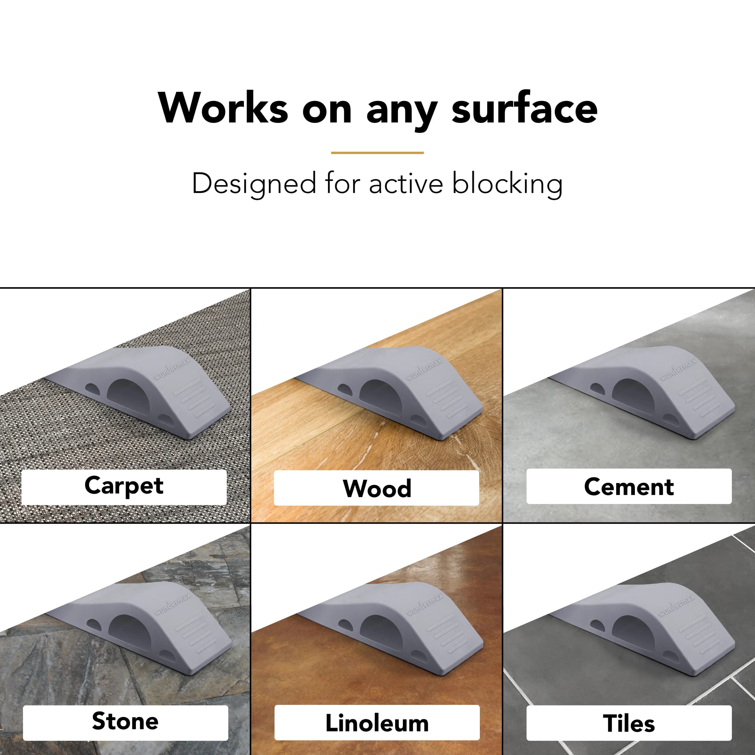 Door stopper gray materials