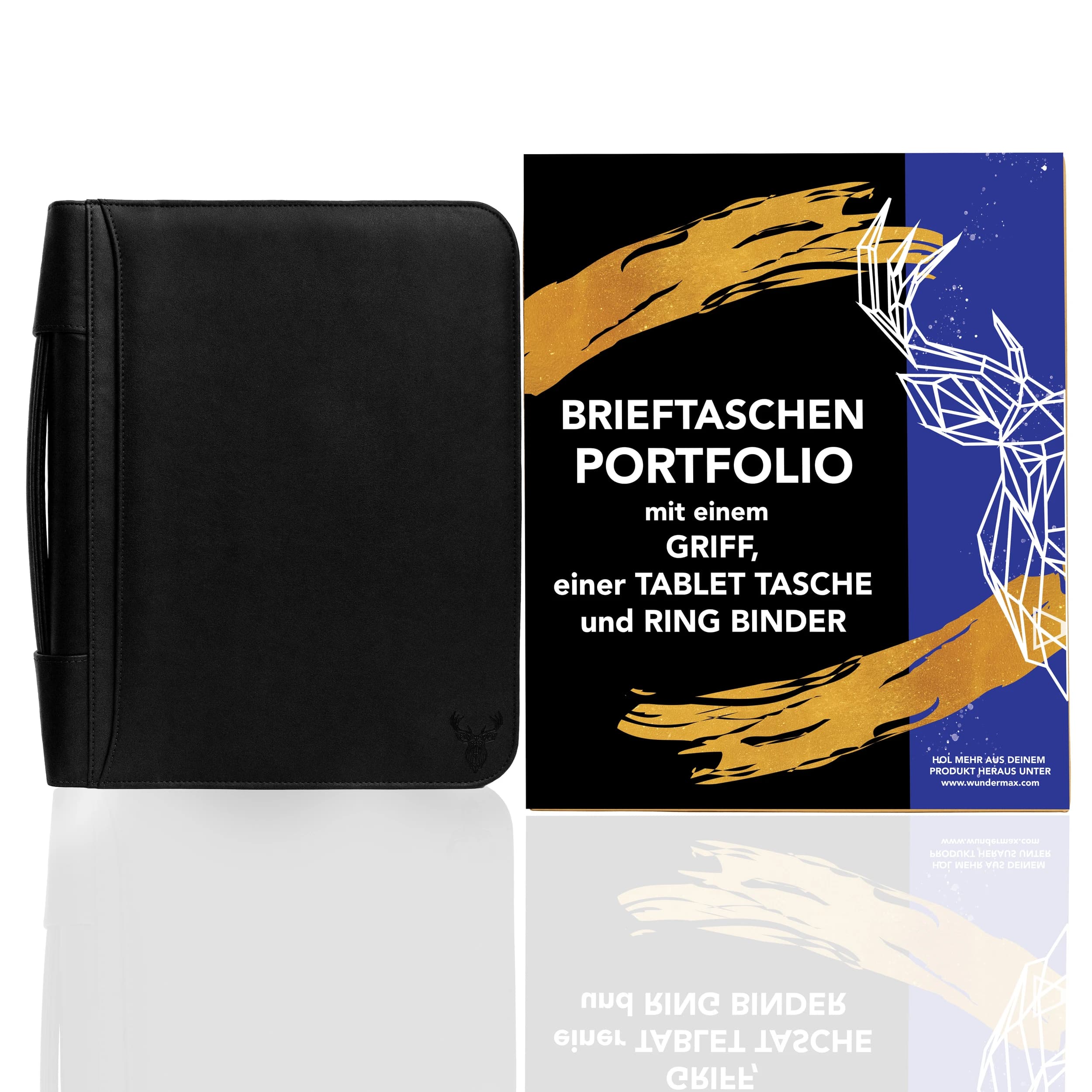 Briefcase brown packaging